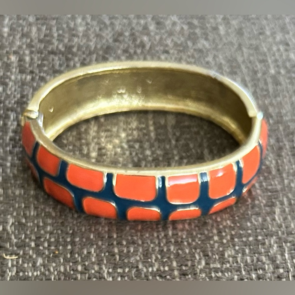 FORNASH Navy & Orange Bangle